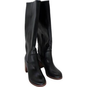 DV Dolce Vita Women’s Black Block-Heel Dress Boots Sz 7.5 Fast Ship
